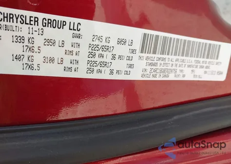 2014 Chrysler Town & Country Touring from USA, damaged, VIN 2C4RC1BG8ER220756